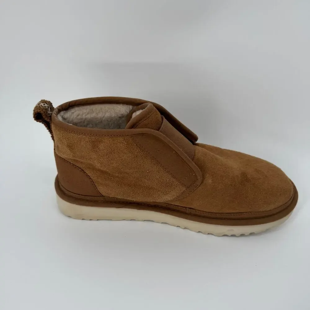 Ugg Men's Chestnut Brown Suede Neumel Flex Casual Boots‎ Size 10 M